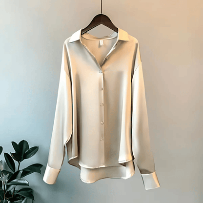 Elise™ – Luxe Satin Shirt