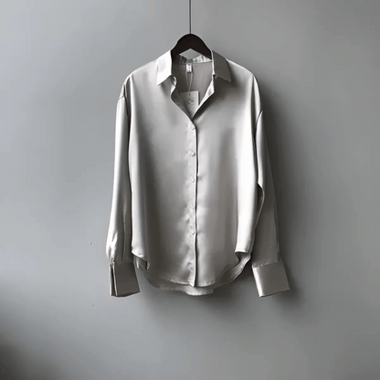 Elise™ – Luxe Satin Shirt