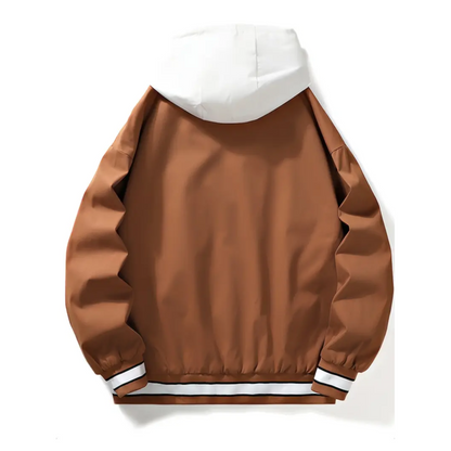 Men’s Lightweight Bomber Jacket with Hood