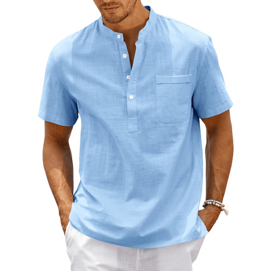 Luca™ – Luxe Linen Henley