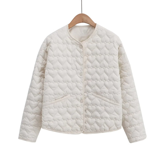 Ella™ – Heart Quilted Cotton Jacket