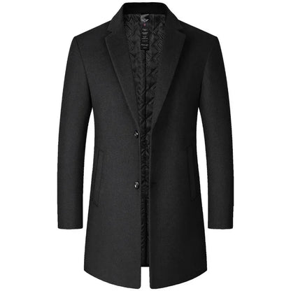 BROWON™ – Men's Wool Trench Coat